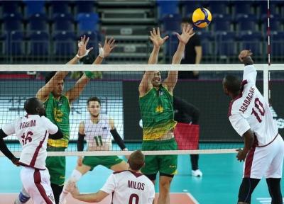 والیبال انتخابی المپیک، قطری ها استرالیا را غافلگیر کردند