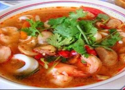 طرز تهیه سوپ تند تایلندی تام یام