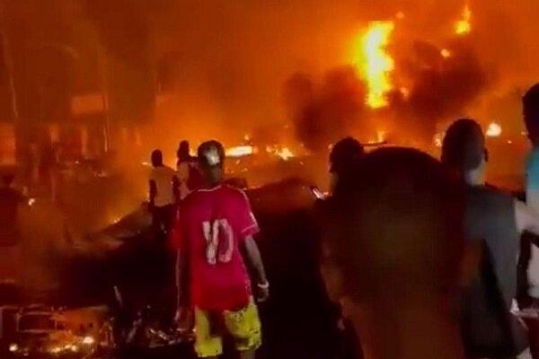 انفجار تانکر سوخت در سیرالئون با بیش از 100 قربانی