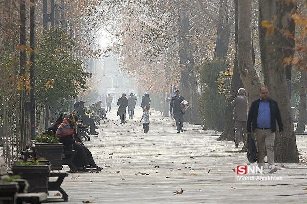هوای تهران ناسالم برای گروه های حساس در منطقه ها پرتردد