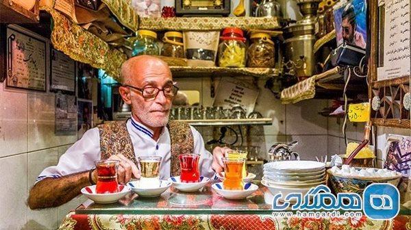 کوچک ترین قهوه خانه جهان در بازار تهران