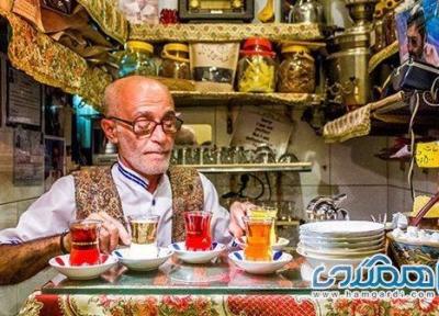 کوچک ترین قهوه خانه جهان در بازار تهران