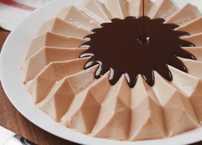 طرز تهیه دسر عربی ساده با کارامل و بیسکوییت پتی بور